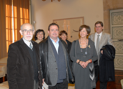 Joan Solà, Núria Bel, Bernat Joan (Generalitat de Catalunya - Secretary for Linguistic Policy), Elvira Riera, Nicoletta Calzolari, Roberto Cencioni