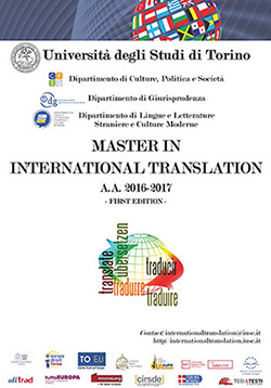 Master in International Translation (Univ. Torino)