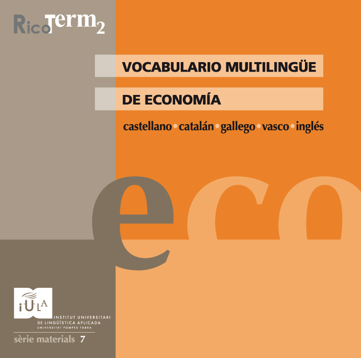 Vocabulario multilinge de economa